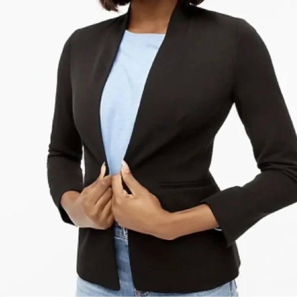 J. Crew Factory Broadway Blazer Office Work Business Casual Black Size 6